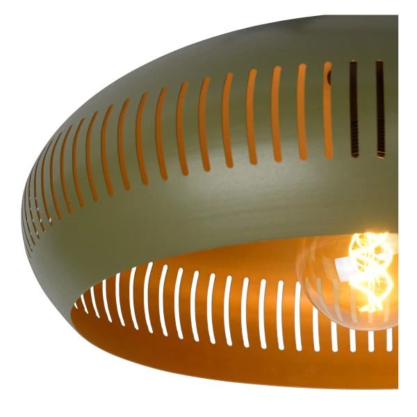 Lucide RAYCO - Plafonnière - Ø 45 cm - 1xE27 - Groen - detail 2